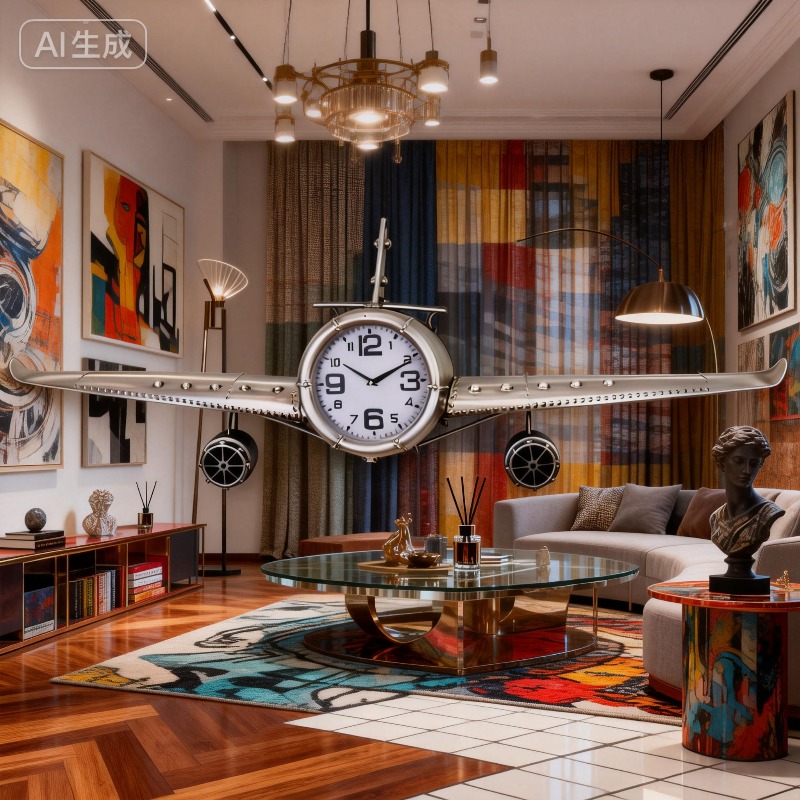 Luxury Lifestyle Living - Woonkamer Stille Wandklokken Creatieve Luxe Cartoon