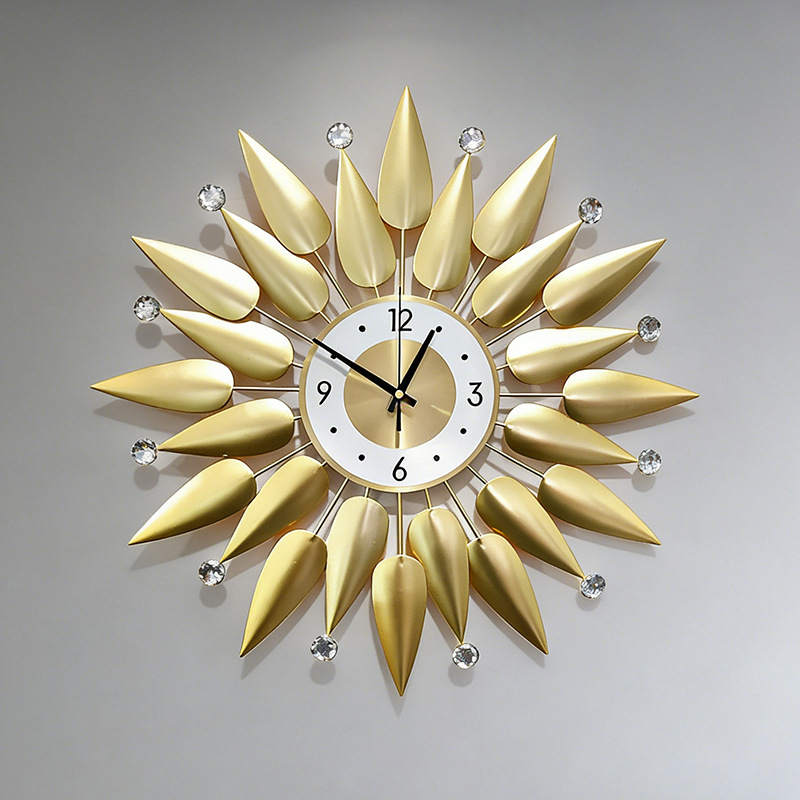 Luxe wandklok metalen wandklok - Luxury Lifestyle Living recensie en prijs