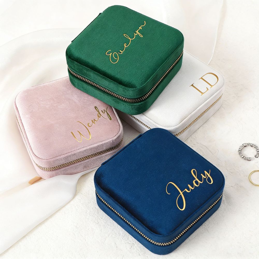 Gepersonaliseerde sieradendoos - Velvet Jewelry Box recensie en prijs