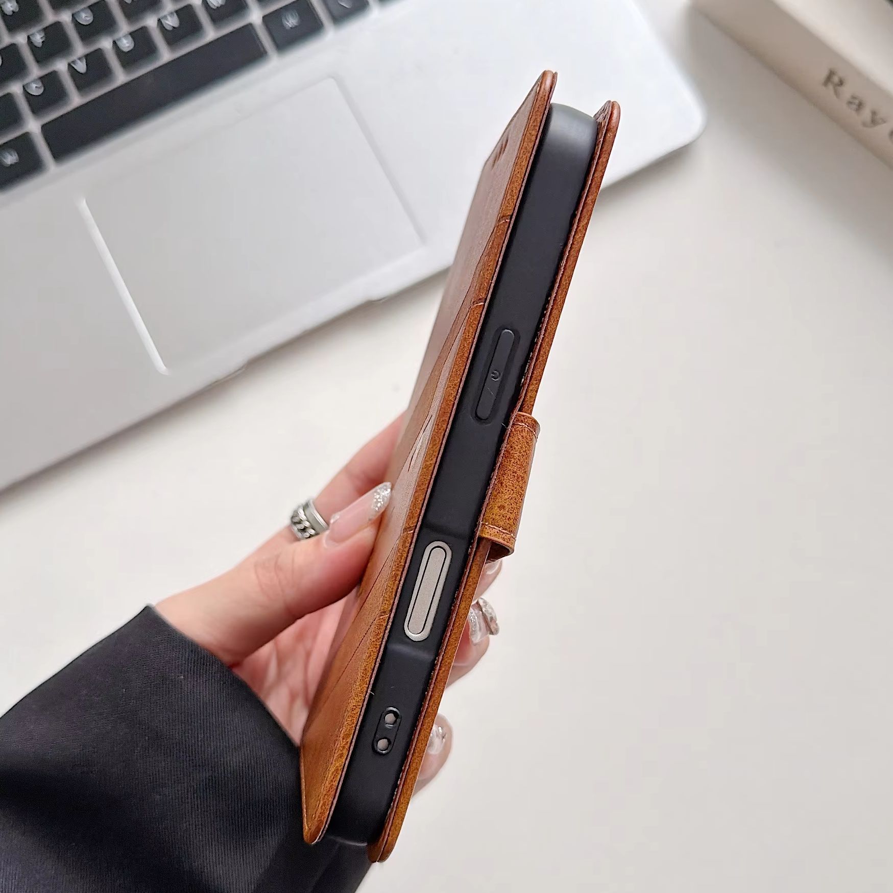 Flip Wallet PU Leder Telefoonh - Leather Card Wallet recensie en prijs