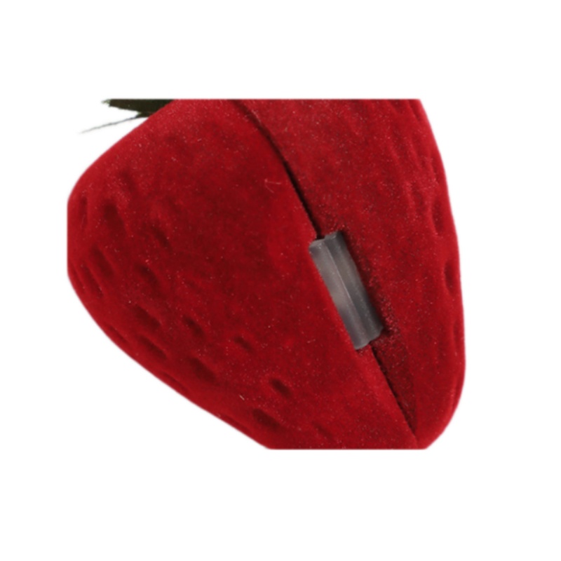 Schattige aardbeivormige ringe - Velvet Jewelry Box recensie en prijs
