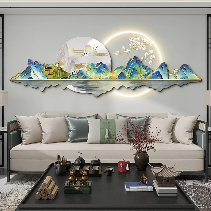 Chinese stijl led-klokmuur lux - Luxury Lifestyle Living recensie en prijs