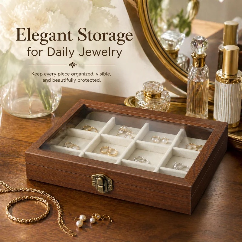 Slaapkamer bureau organizer va - Velvet Jewelry Box recensie en prijs