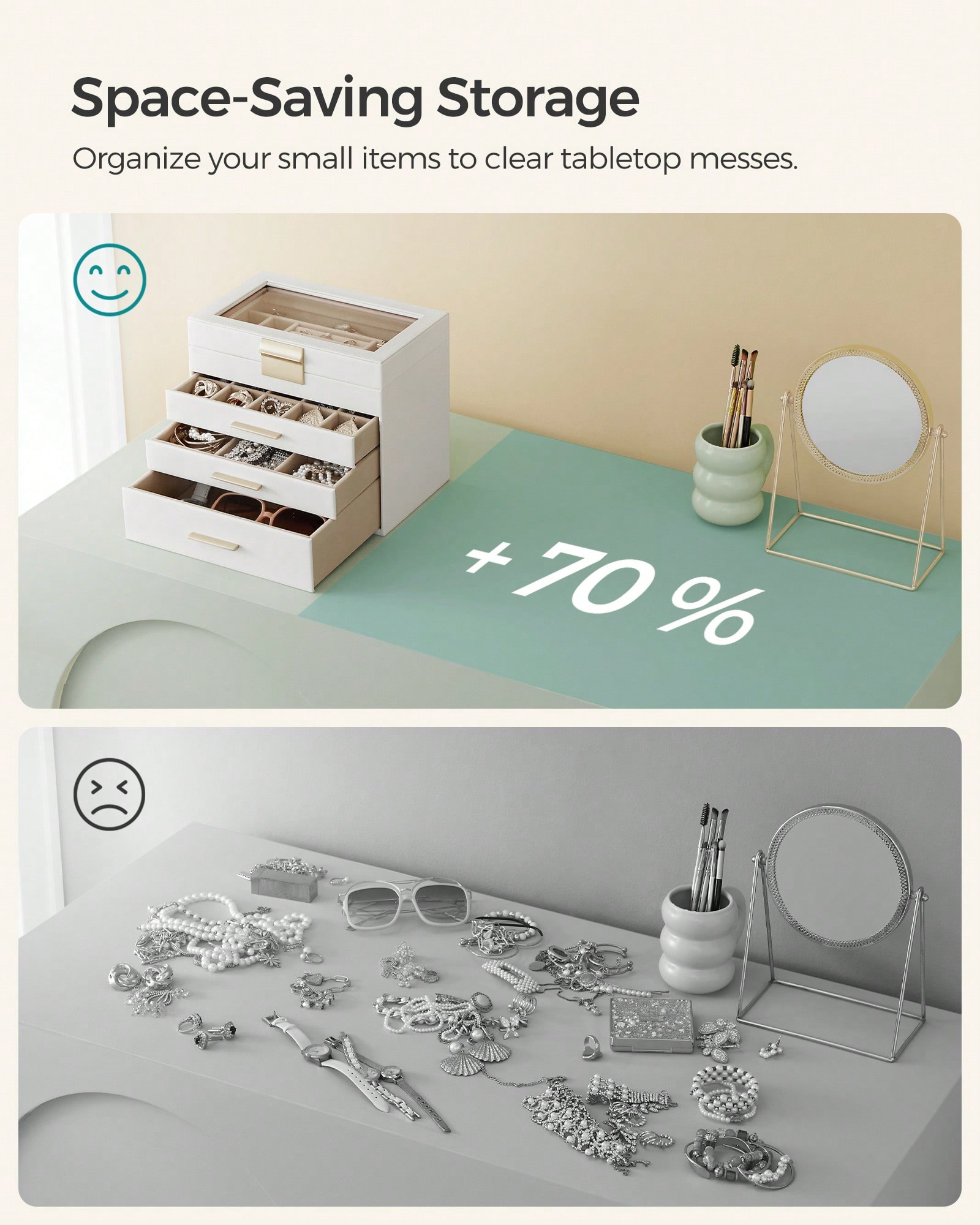 Verbeterde 4-laags sieradendoo - Velvet Jewelry Box recensie en prijs