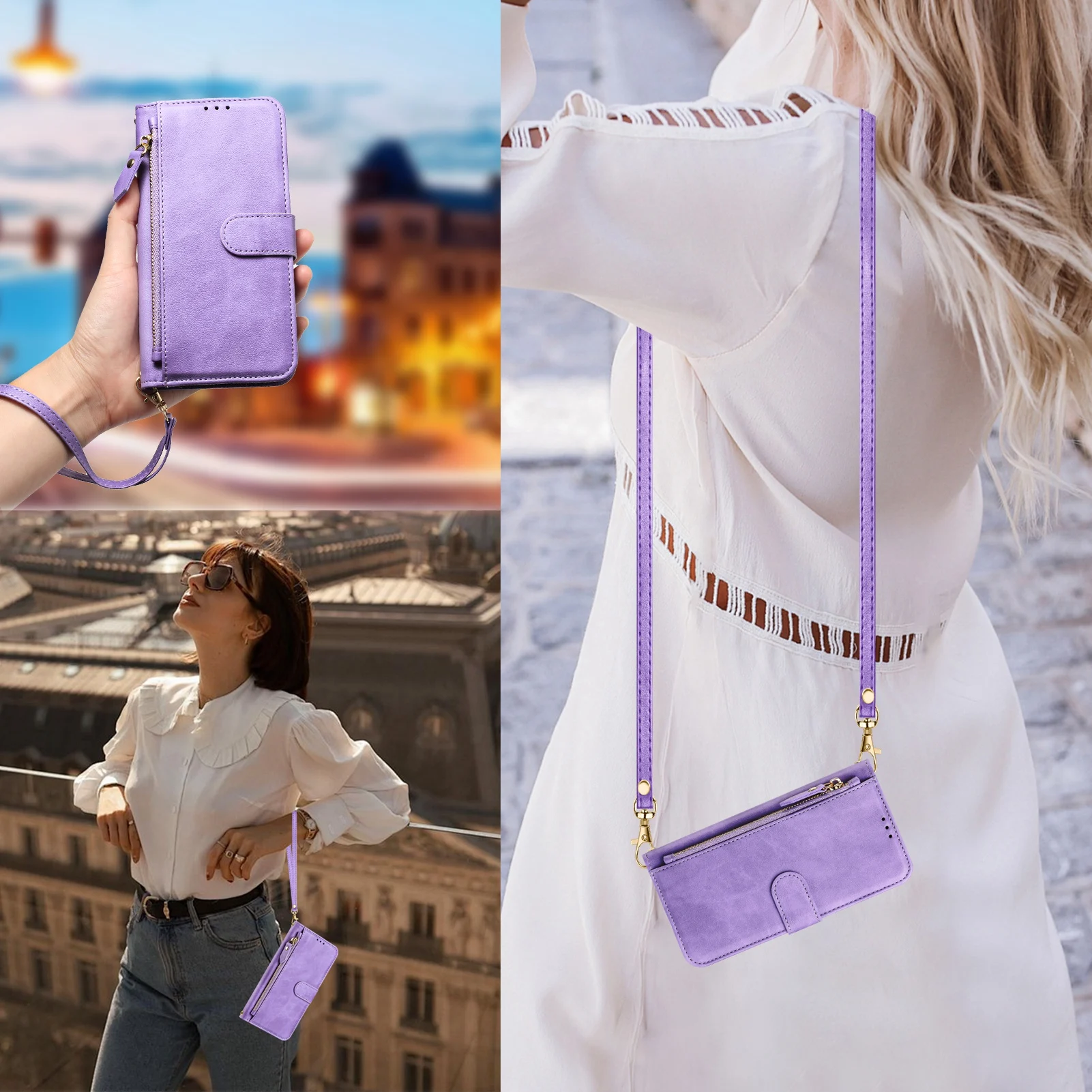 Crossbody Rits Kaarten Solt Le - Leather Card Wallet recensie en prijs