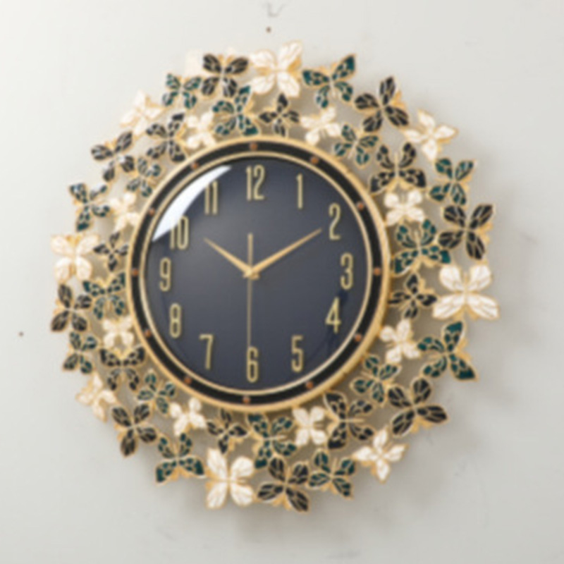 Emaille Vlinderklok Wandklok W - Luxury Lifestyle Living recensie en prijs